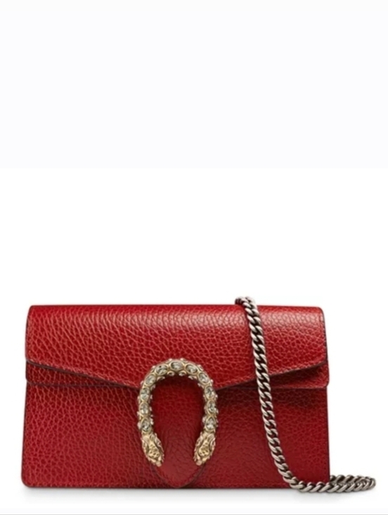 Handbags - Brand New! Rare!!! Gucci Calfskin Super Mini Dionysus Shoulder Bag Hibiscus Red